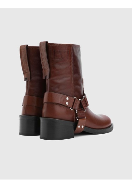 Matthew Hakiki Deri Kadın Kahverengi Bot indirimleri