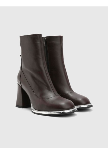 Japie Kadın Kahverengi Topuklu Bot