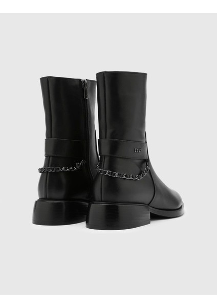 Bice Hakiki Deri Kadın Siyah Bot indirimleri