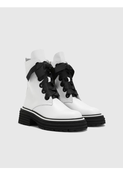 Kerria Kadın Beyaz Bot