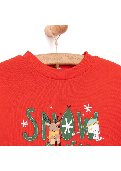 Snow Party Erkek Sweatshirt Erkek Bebek