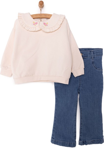 Happy Animals Kız Sweatshirt-Pantolon Kız Bebek