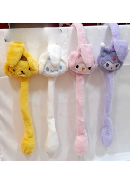 Kuromi Peluş Hareketli Tavşan Kulaklık