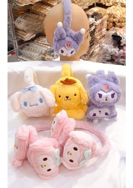 Kuromi Peluş Kulaklık