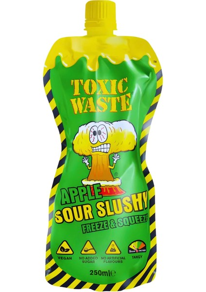 Toxic Waste Apple Sour Slushy 250ML