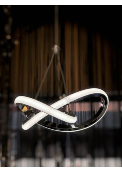 Modern Tekli Sarkıt Power LED Avize Krom Kaplama Ledli Avize fiyatları