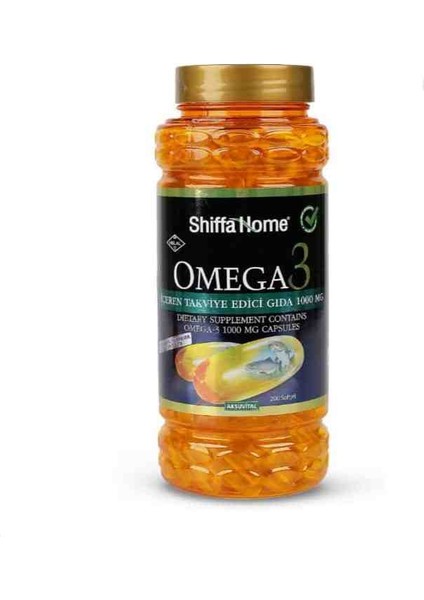 Omega 3 Balık Yağı 200luk 1000mg