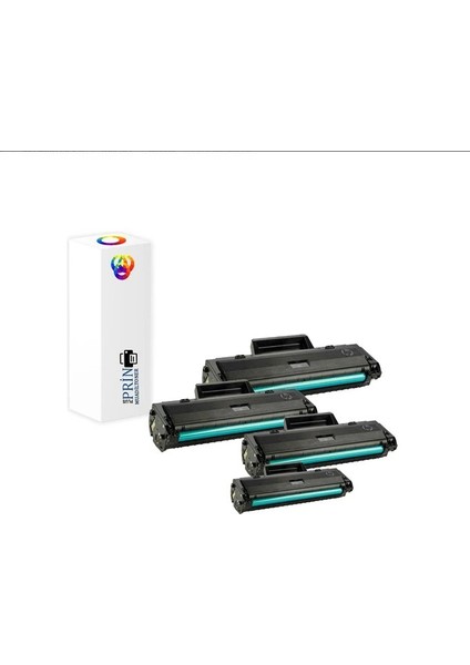 Laser 107A Yazıcı Uyumlu Muadil Toner 1000SAFYA-4'4'LÜ Paket Chipsiz