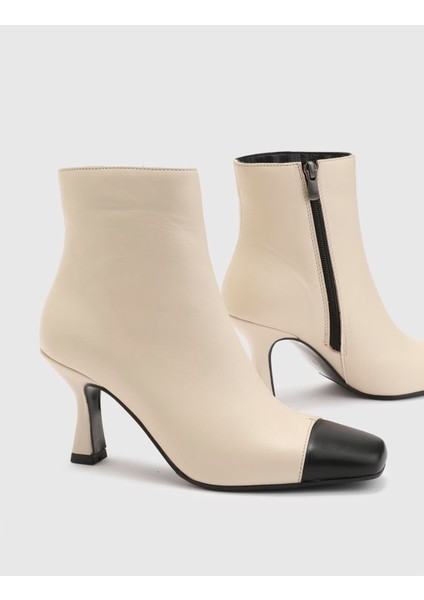 Efisio Deri Kadın Siyah Topuklu Bot fırsatları