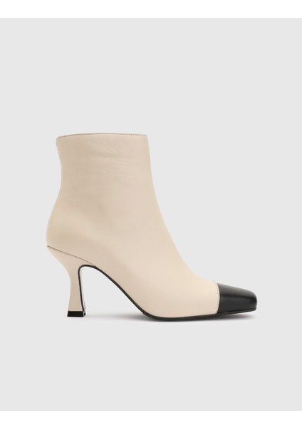 Efisio Deri Kadın Siyah Topuklu Bot modelleri