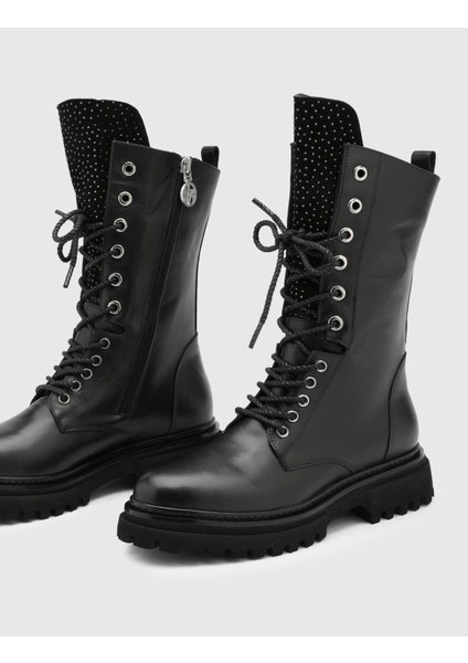 Lexi Hakiki Süet Deri Taşlı Kadın Siyah Bot fırsatları