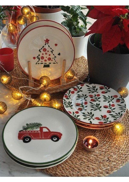Yeniyıl 2025 All In Love 6lı Pasta Set-19 Cm. modelleri
