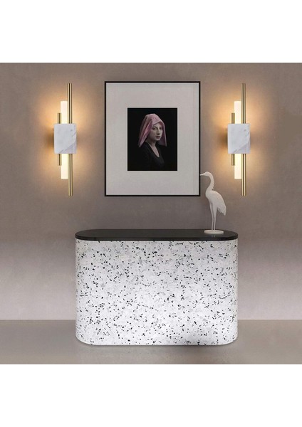 Mermer S-601 Beyaz Aplik