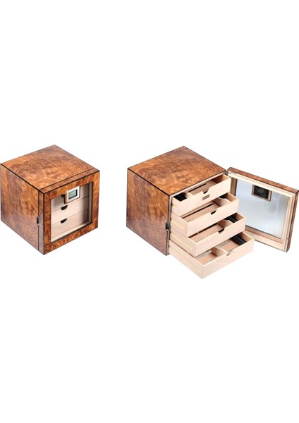 4 Çekmeceli Karaağaç 100*S Humidor Q217.0