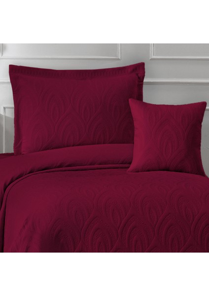 Soldi Perla Bordo Tek Kişilik Yatak Örtüsü modelleri