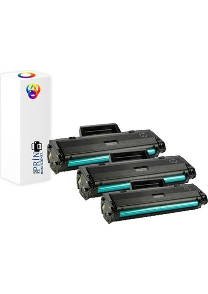 HP Laser 107R Yazıcı Uyumlu Muadil Toner 1000SAFYA-3LÜ Paket Chipsiz