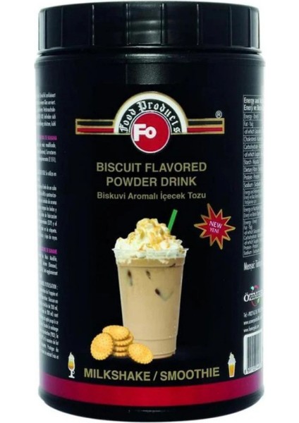 Bisküvi Aromalı İçecek Tozu / Milkshake 1 kg