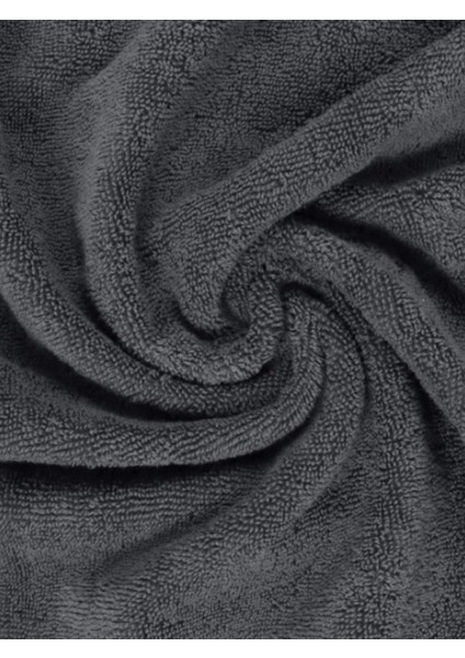 12 Adet %100 Pamuk Havlu Yüz ve Fitness Havlu Seti Gri- Hassas Ciltlere Özel fırsatları