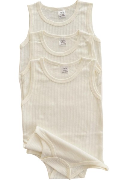 Kız Erkek Büyük Çocuk (3 Adet) Alttan Çıtçıtlı Body Özel Gereksinimli Çocuklar