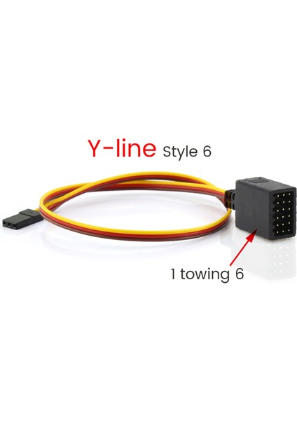 Mini Servo Y Hattı Uzunluğu 355MM Uzaktan Kumanda Kablosu Uzatma Teli Futaba Jr Rc Araba Eksenel SCX10,1 Ila 6 (Yurt Dışından) fırsatları