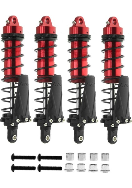 1/10 Rc Paletli Araba Için Metal 100MM Yağ Sönümleyici Eksenel SCX10 Iıı 90046 Trx4 Redcat Gen8 YK4082, Kırmızı (Yurt Dışından) fırsatları