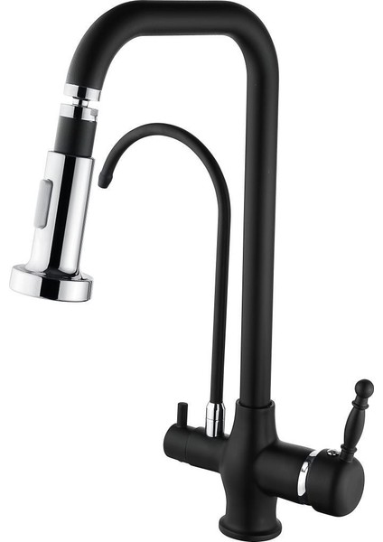 Madrid Vintage Su Arıtma 3 Çıkışlı Mutfak Evye Bataryası