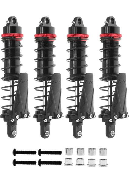 1/10 Rc Paletli Araba Için Metal 100MM Yağ Sönümleyici Eksenel SCX10 Iıı 90046 Trx4 Redcat Gen8 YK4082, Siyah (Yurt Dışından) fırsatları