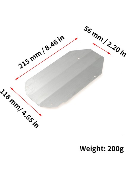 1/10 TT02 Düz Spor Araba Şasi Koruyucu Metal Zırh 3 Parçalı Set (Yurt Dışından) fiyatları