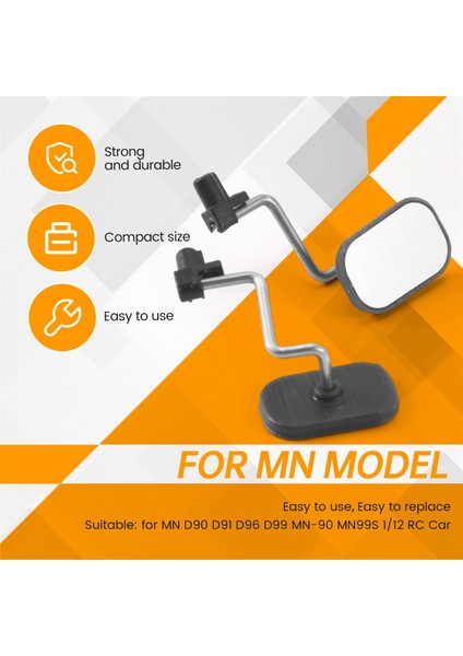 Mn D90 D91 D99 Mn-90 MN99S 1/12 Rc Araba Yükseltme Parçaları Aksesuarları Için Dikiz Aynası Sürüşü, 2 (Yurt Dışından) indirimleri