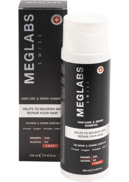 Meglab's Saç Bakım Ve Onarım Şampuanı 250 Ml