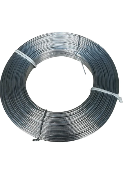 Galvaniz Çit Germe (Gergi) Teli 3 mm Kalınlığında 2,50 Kg, (Yaklaşık 50 metre)