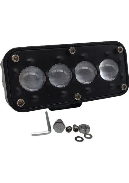 Offroad Sis Lambası 2 X4 x 9,5cm Beyaz-Sarı Gündüz Ledi Kırmızı / LASS383
