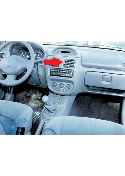 Clio 2 Symbol Orta Sağ Havalandırma Menfezi 2000-2005 Gri KR-440 fiyatları