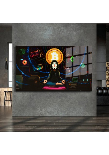 Sanatsal Yapayzeka, Creative Art, 3D Dekoratif Baskı Yatay Cam Tablo 39