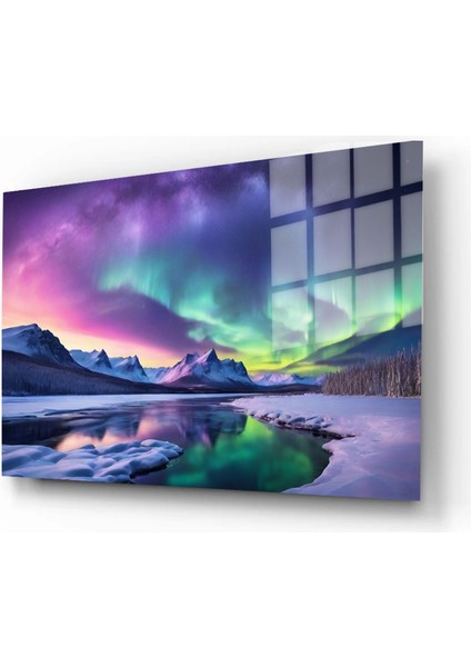 Sanatsal Yapayzeka, Creative Art, 3D Dekoratif Baskı Yatay Cam Tablo 143