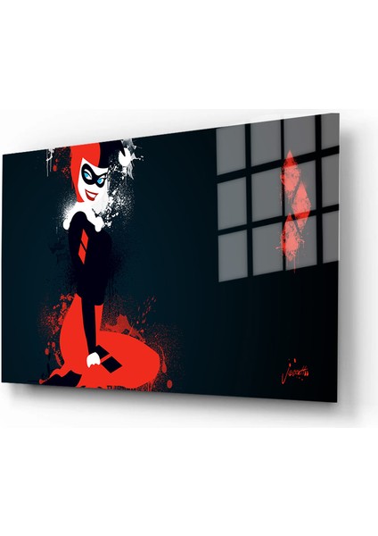 Sanatsal Yapayzeka, Creative Art, 3D Dekoratif Baskı Yatay Cam Tablo 316