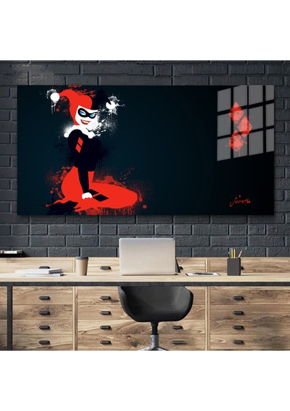 Sanatsal Yapayzeka, Creative Art, 3D Dekoratif Baskı Yatay Cam Tablo 316