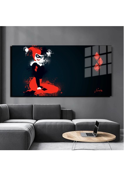 Sanatsal Yapayzeka, Creative Art, 3D Dekoratif Baskı Yatay Cam Tablo 316