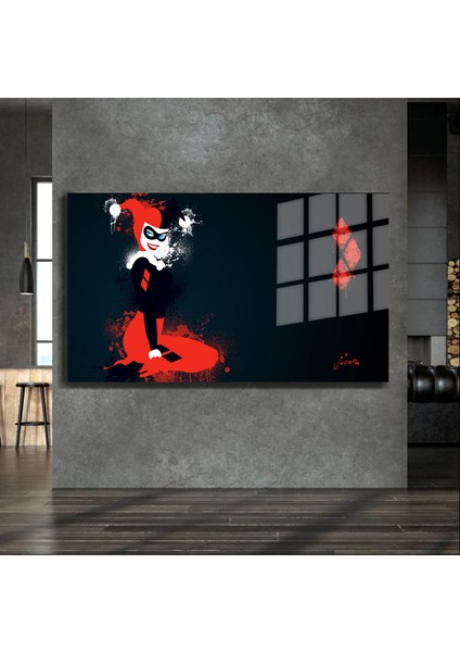 Sanatsal Yapayzeka, Creative Art, 3D Dekoratif Baskı Yatay Cam Tablo 316