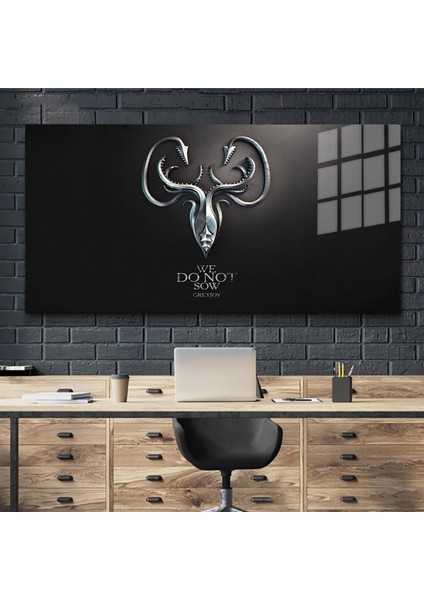 Sanatsal Yapayzeka, Creative Art, 3D Dekoratif Baskı Yatay Cam Tablo 261