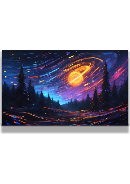 Sanatsal Yapayzeka, Creative Art, 3D Dekoratif Baskı Yatay Cam Tablo 376