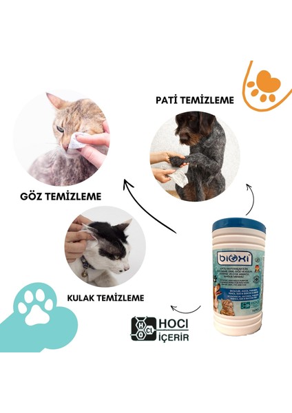 Evcil Hayvanlar Için Hijyenik Ve Çok Amaçlı Temizleme Silindir Kova Mendil fiyatları