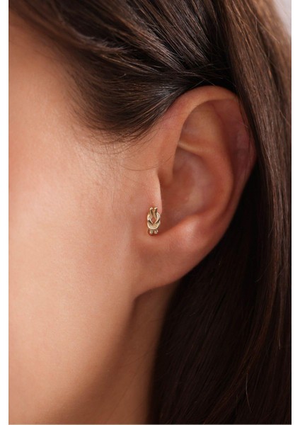 Miço Düğüm Tragus Küpe