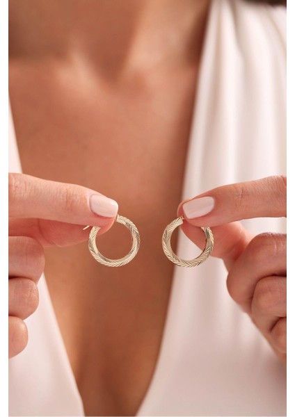 Kılçık Kalemli Halka Küpe modelleri