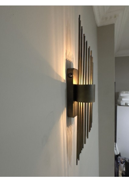 Pilli Duvar Aplik, Pilli Duvar Aplik Aydınlatma Eskitme LED Duvar Lambası WH-1085
