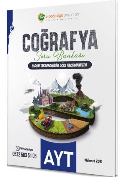 E-Coğrafya Ayt Coğrafya Soru Bankası