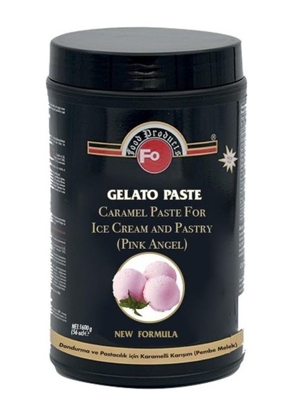 Karamel Aromalı Pembe Melek Dondurma ve Pastacılık İçin Karışım 1600 gr