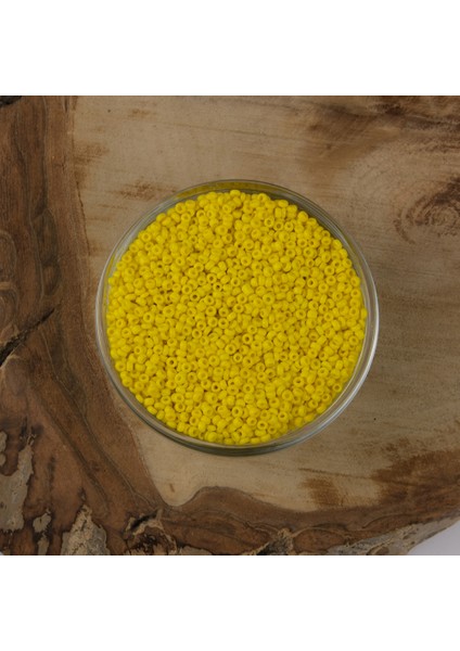 Abc Kum Boncuk Sarı 2 mm 500 Gram 12/0 - 42