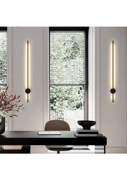 Modern LED duvar aplike, 70cm, siyah, 3000K, şık ve zarif tasarım fırsatları