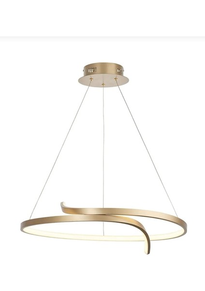 Modern Eskitme Beyaz Ledli Aydınlatma, Mutfak ve Salon Şık Dekorasyon Parçası